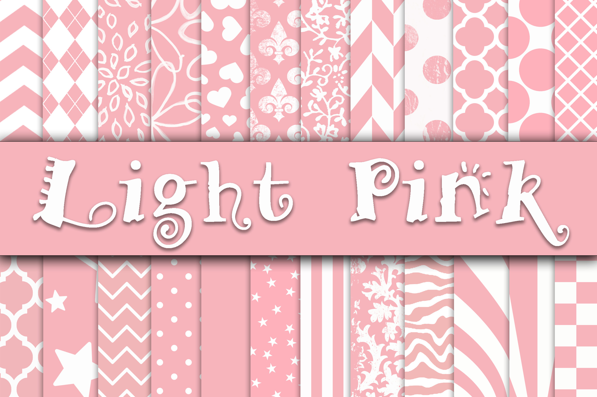Download Light Pink Patterns Digital Paper - Pink patterns Collection