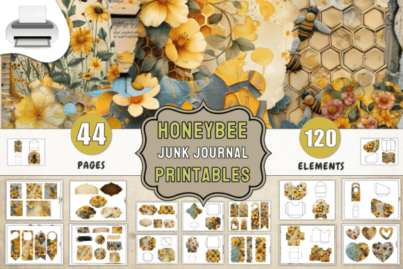 Download Honeycomb Junk Journal Printables - Journal printables Collection