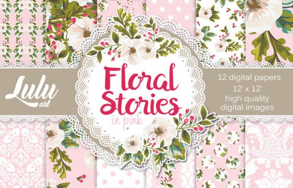 Download Floral Stories in Pink, Patterns - Premium Resources