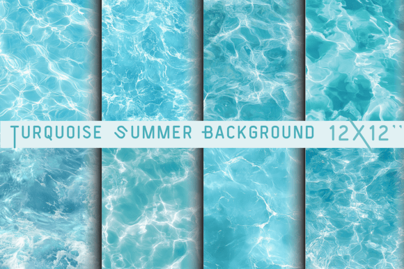 Download Turquoise Summer Background Paper - Premium Resources