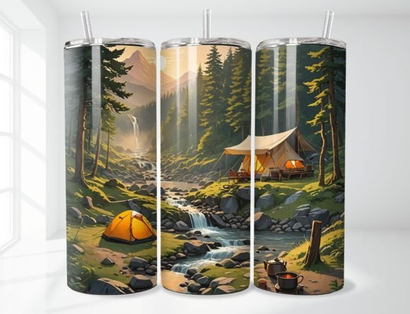 Download Nature Camping Tumbler Wrap Downloads - Downloads Collection